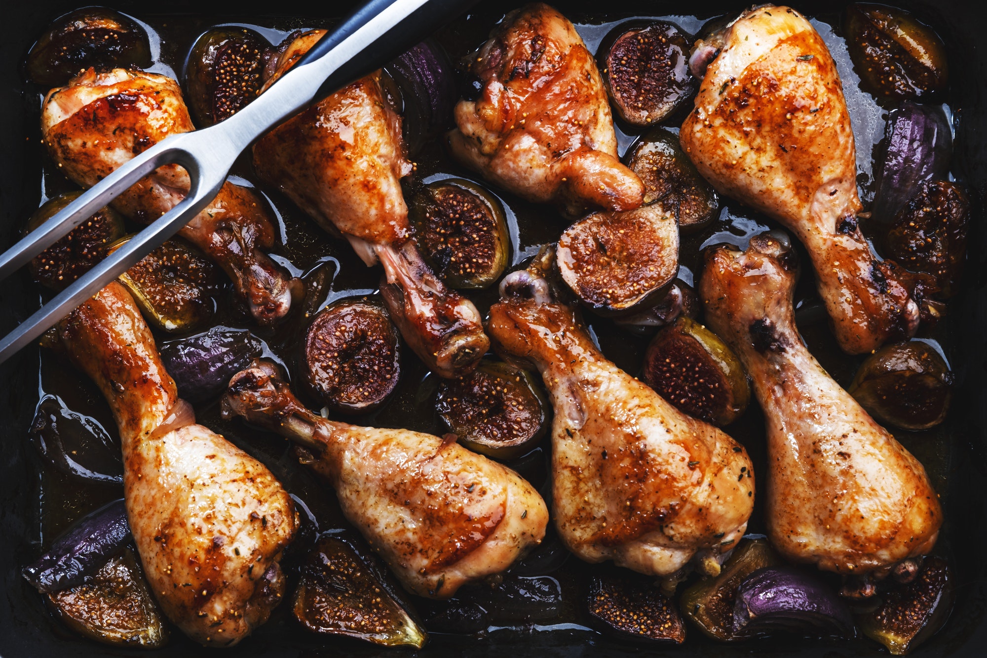 Baked chicken legs